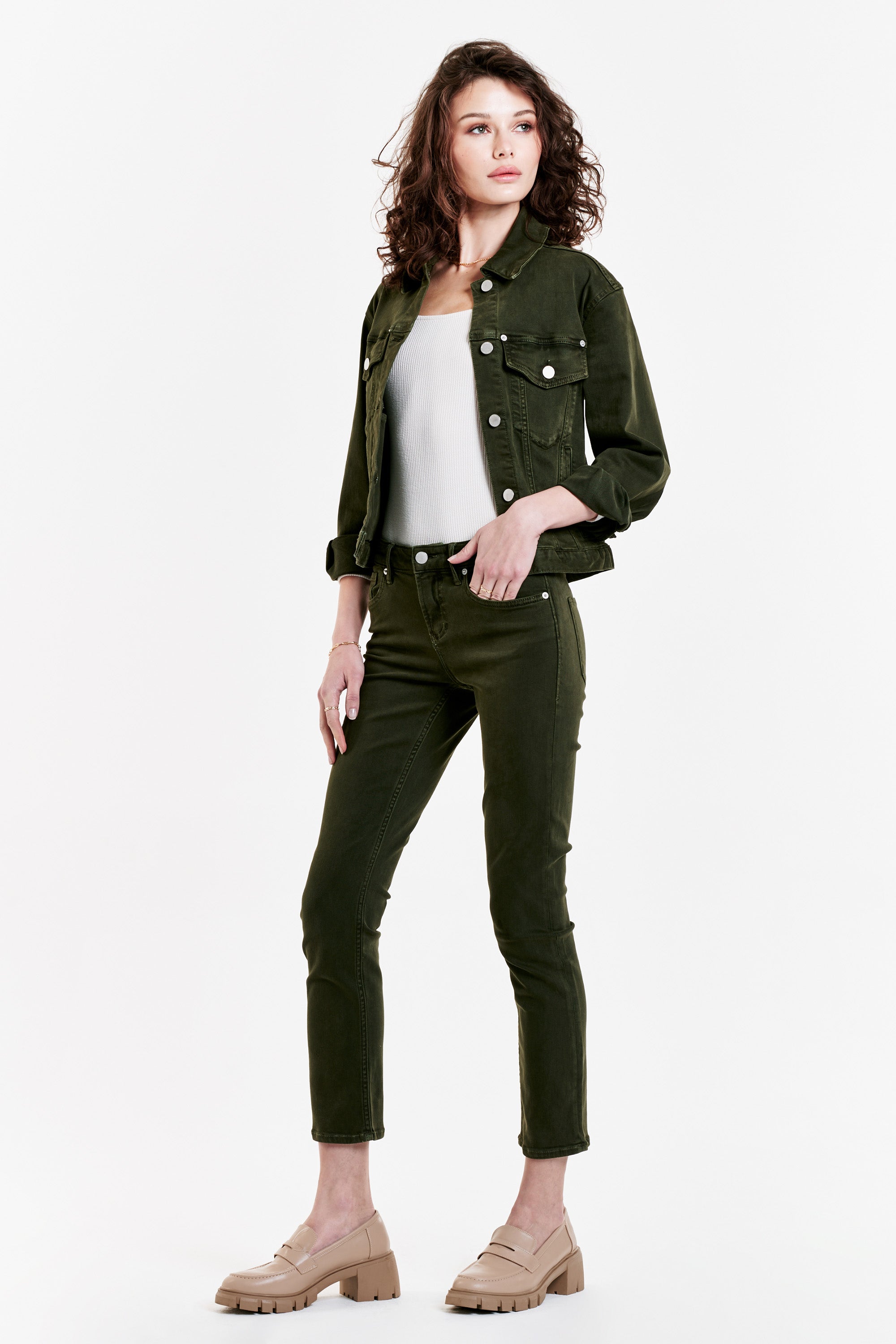 Buy Green Jackets & Coats for Women by VOXATI Online | Ajio.com